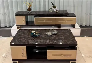 Gold Brown Dinning Tables