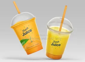 250ml Custom Logo Printed Disposable Juice Cups