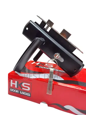 Door Lock Matt Black