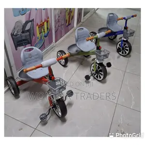 Tricycles ,
Seat With Back Support 
Durable Rubber