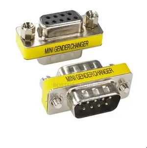 9 Pin RS-232 DB9 Male to Female Serial Cable Gender Changer