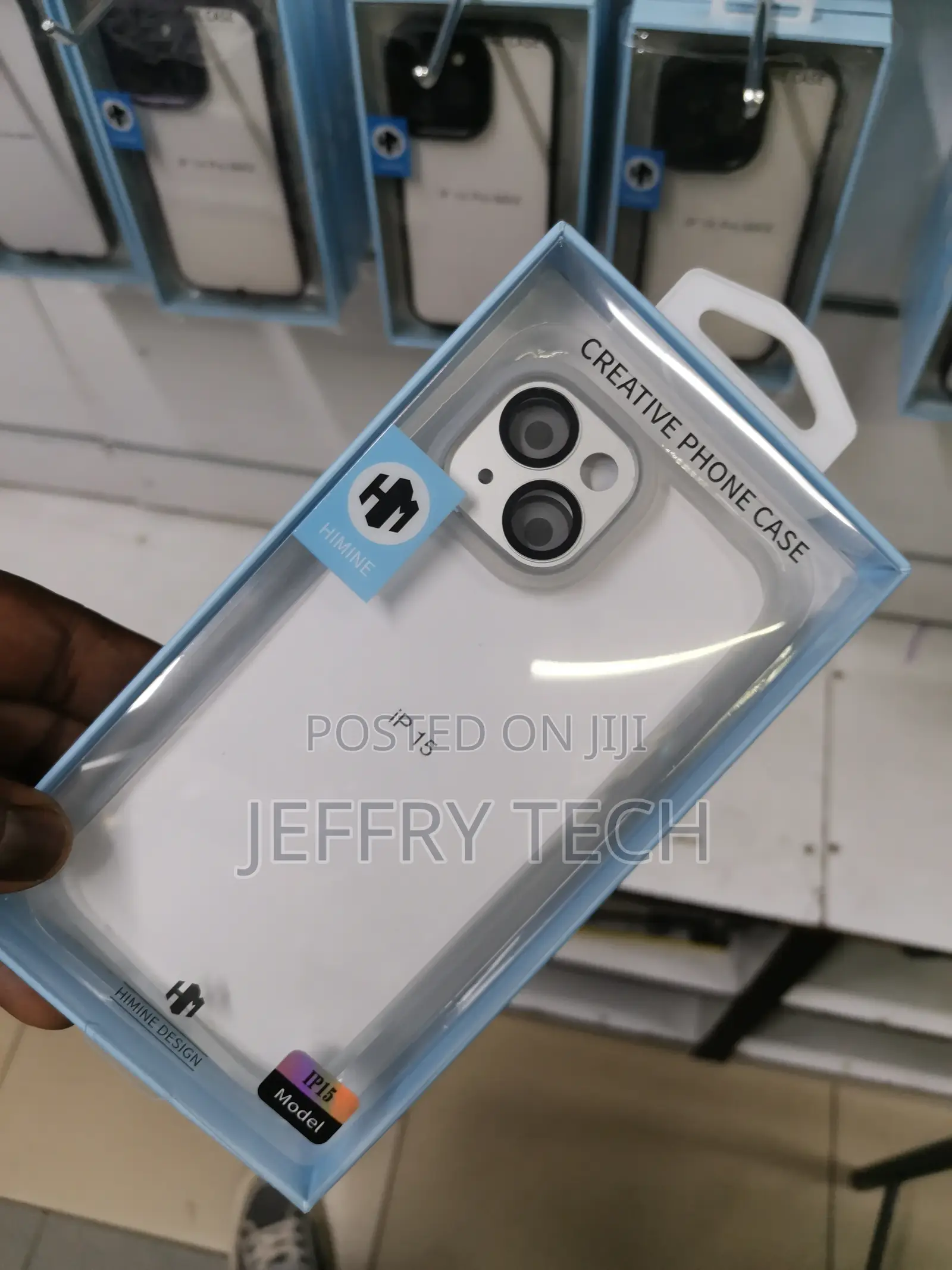 iPhone 15 Clear Case With Camera Lens Protector.
