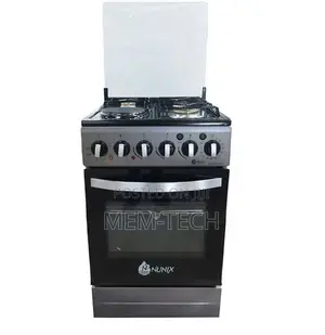 Nunix 50 * 55cm Cookers 3 Gas, 1 Hotplate Electric Oven