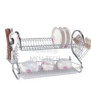Nunix 2 Layer Stainless Steel Dishrack