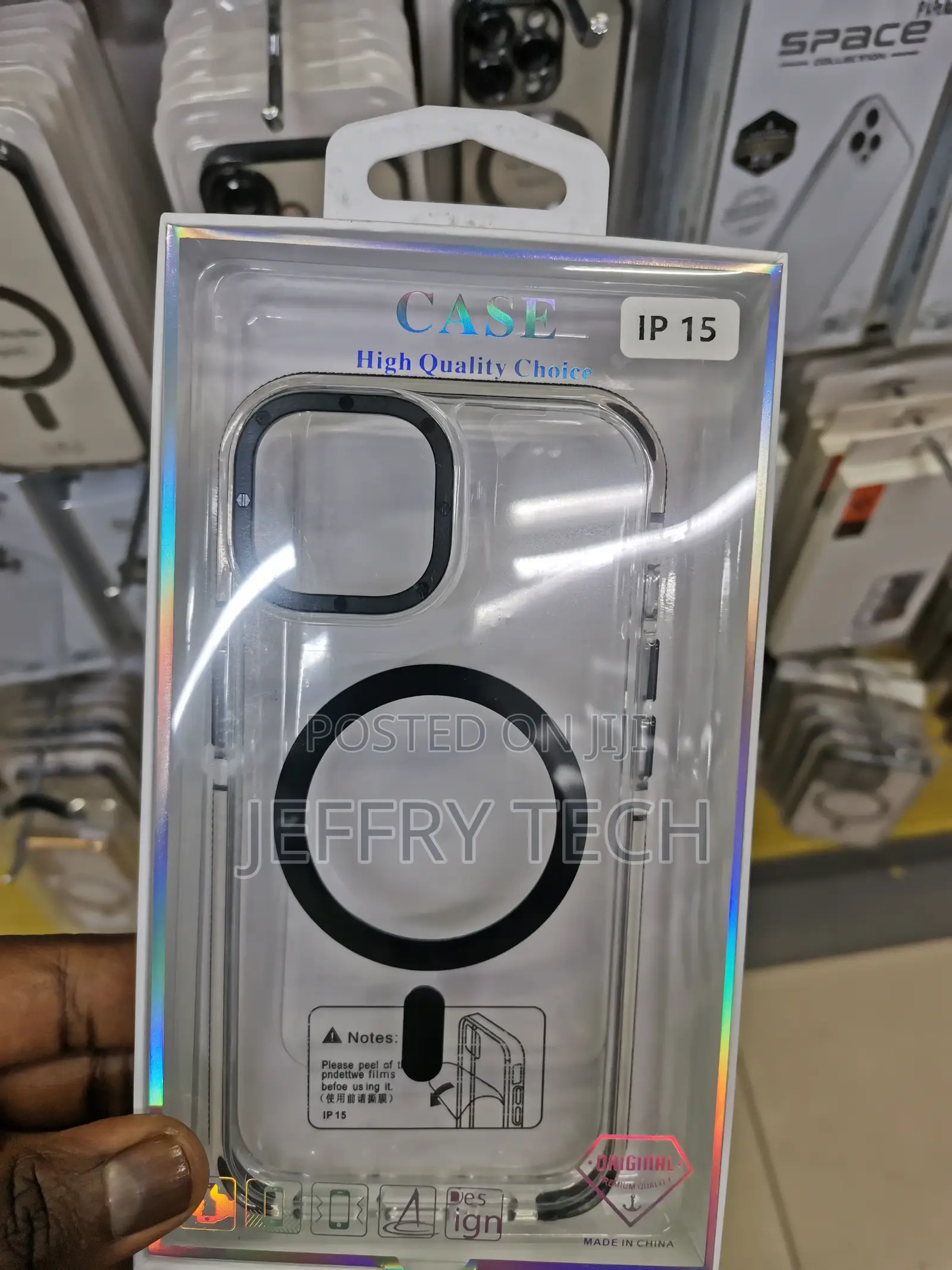 Apple iPhone 15 Clear Case With Magsafe Anti-Drop