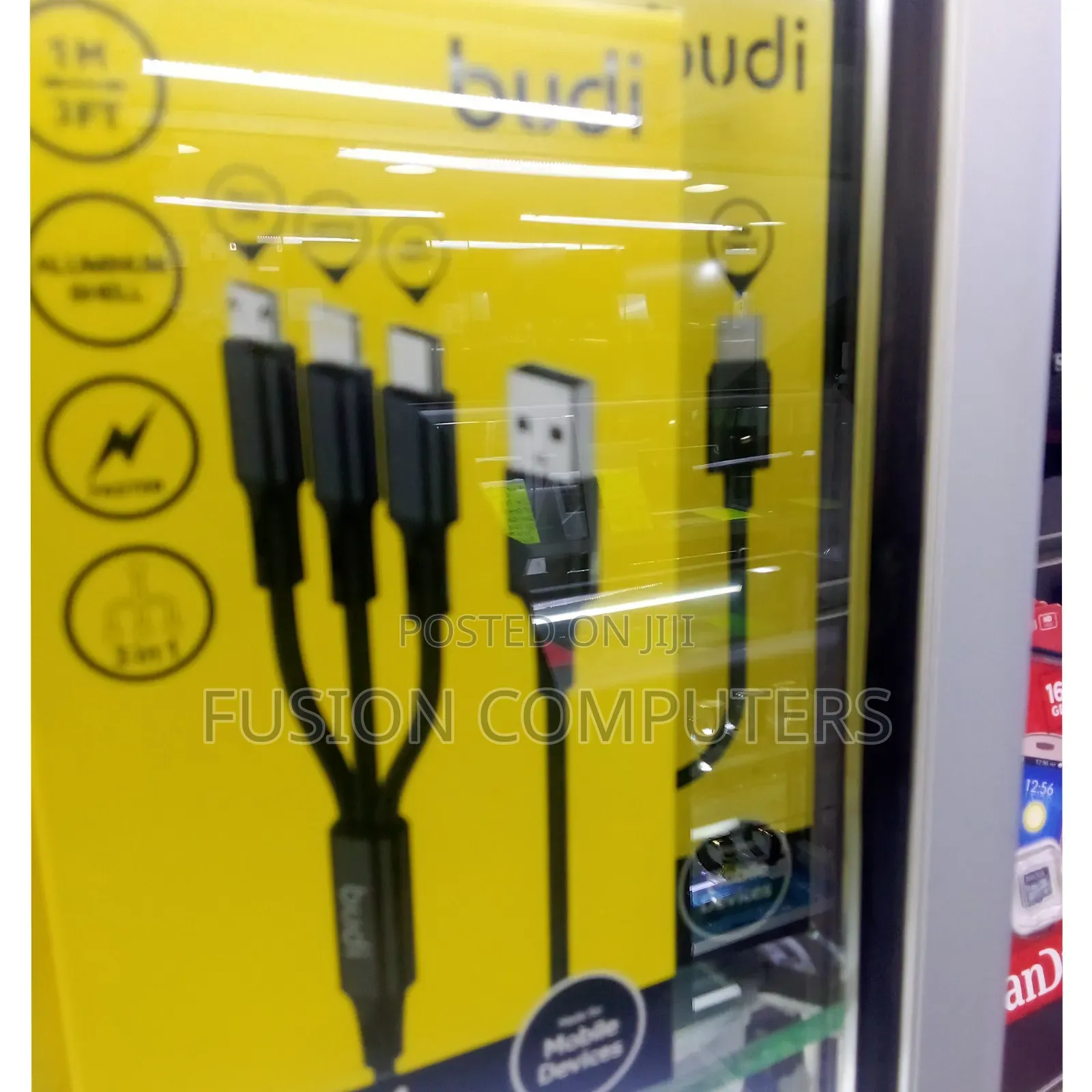 Budi 3 in 1 Charging Mini Cable