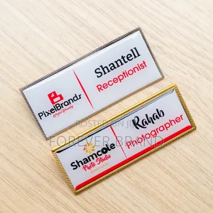 Pin Metalic Name Tags