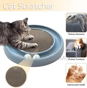 Cat Ball Track and Cat Scratcher.
