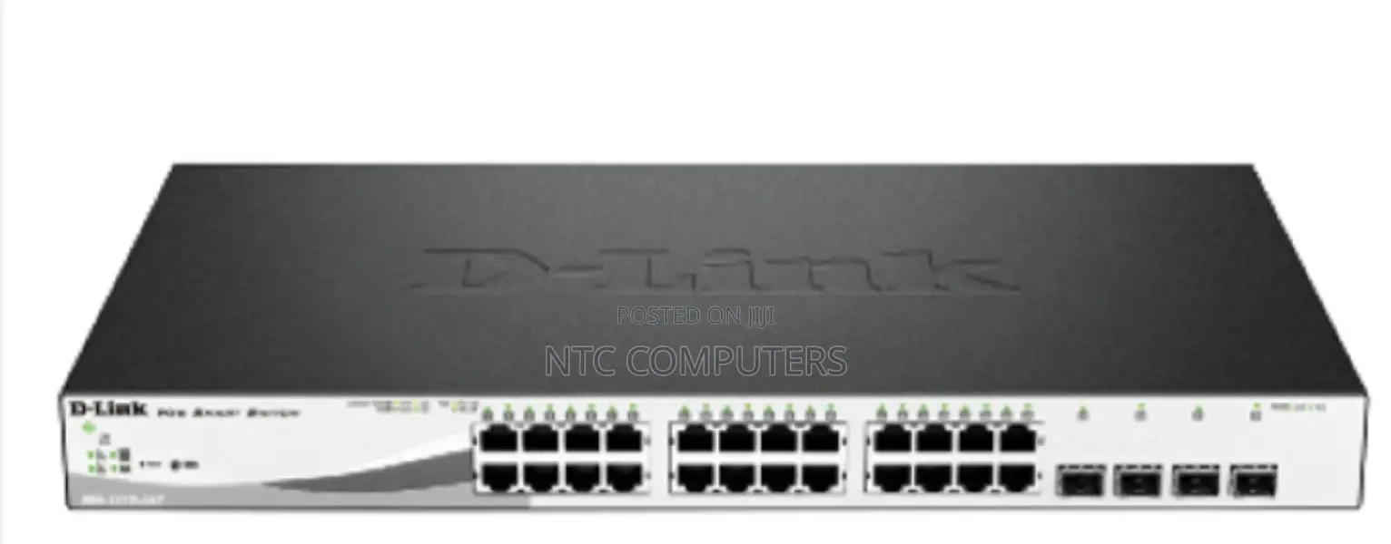 D-Link Des-1210-28p 24-Port Fast Ethernet Poe Switch