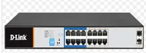 D-Link DGS-F1210-18ps-E 16-Port Gigabit Range 250m Poe+ Smart Switch
