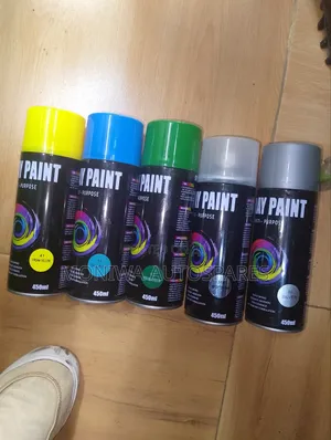Spray Paint Different Colours