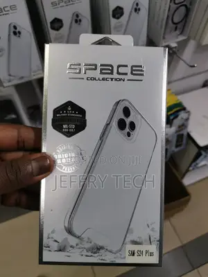 Space Clear Case Samsung S24 Plus Bumper TPU Military Casing