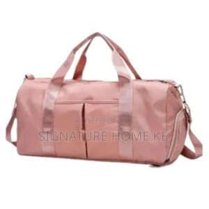 Ladies Gym/Sports Duffle Bag-peach