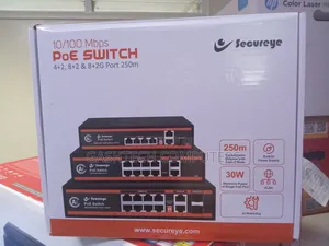Secureye 8-Port Poe Switch // 8 Port Poe Switch