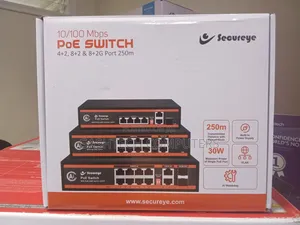S-8fe-2ue-Ld-Al-Vlan Secureye 8 Port Poe SWITCH