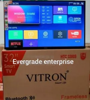 Vitron 32 Inch Smart TV Android Frameless With Bluetooth