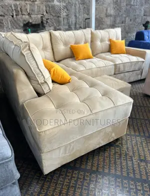 Contemporary Left Hand Sectional 6 Seater L Sofa
