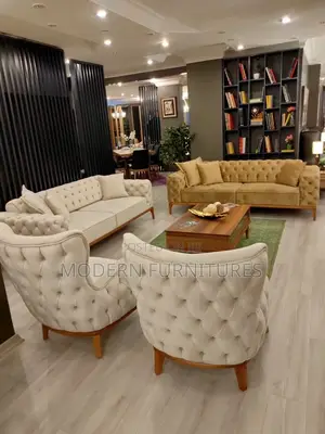 European Style Modern Modular 7 Seater Chesterfield Sofa