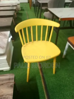 Yellow Plastic Dining Chair