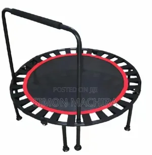 Mini Round Trampolining With Handle