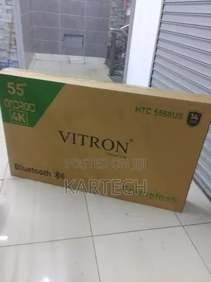Vitron 55 Inches Smart Android Tv Ultra Hd With Bluetooth