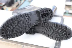 Black Light Gumboots With A Grip Sole