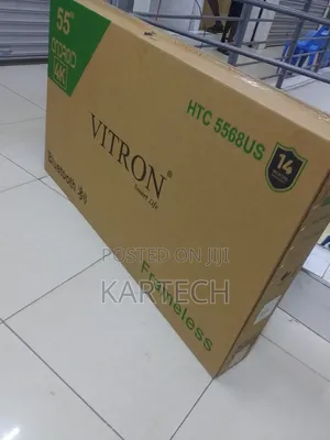 Vitron 55 Inches Frameless Android Tv With Bluetooth