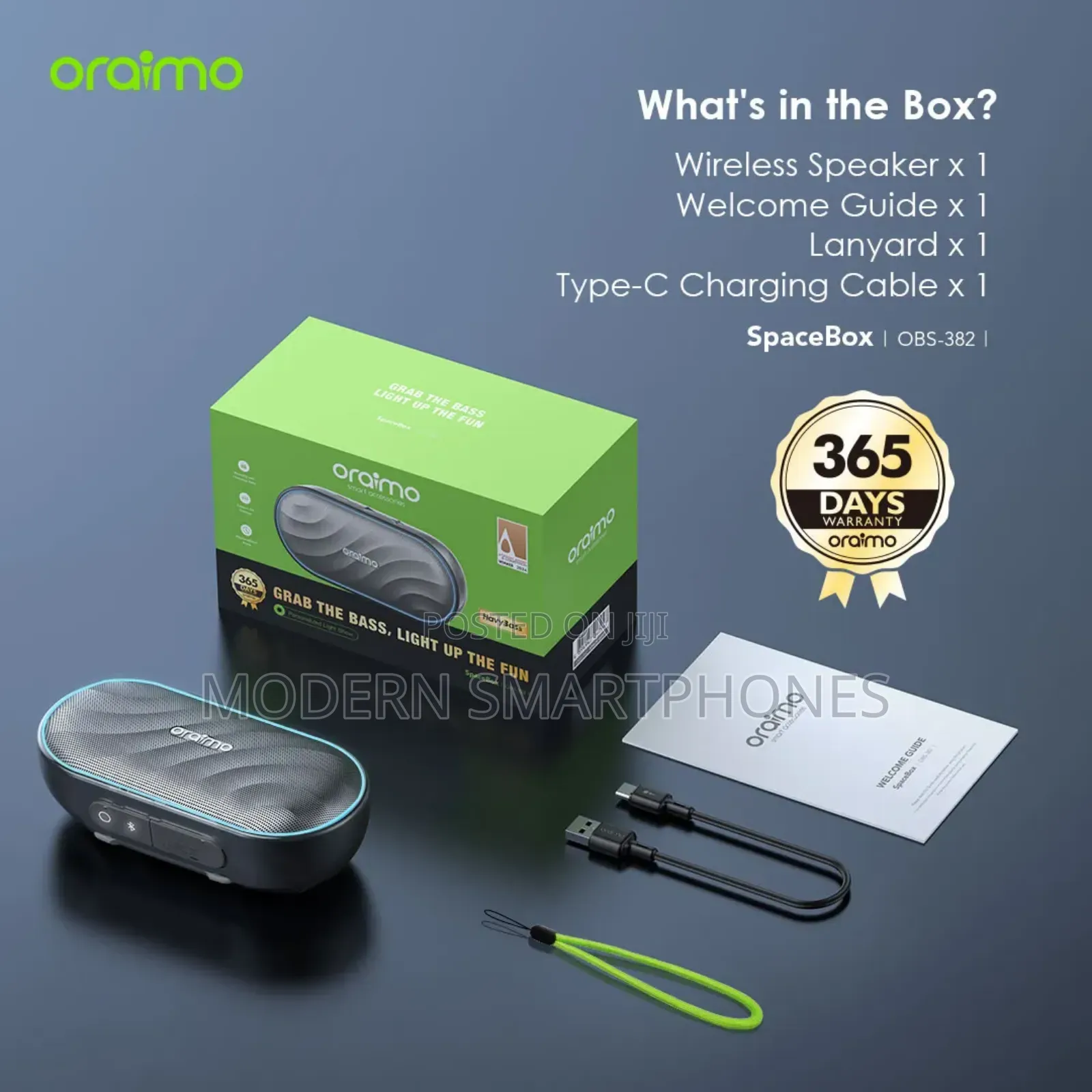 ORAIMO Spacebox Bluetooth Speaker .