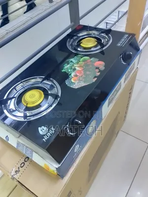 Nunix Normal Glass Top Cooker -2 Burner