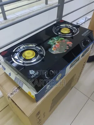Nunix 2 Burner Glass Top Cooker With Auto Ignition