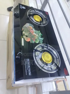 Nunix Double Burner Glass Top Cooker With Auto Ignition