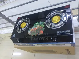 Nunix 2 Burner With Tampered Glass Top Cooker