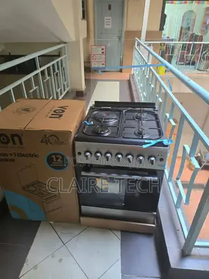 VON 58cm by 58cm, 3 Gas Pool Jet Burners +1 Electric Oven