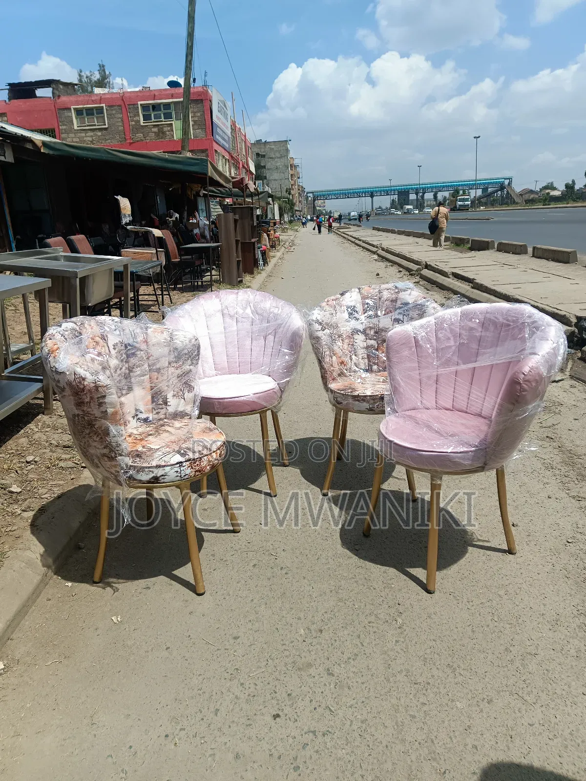Dinning Seats, Flower Design 