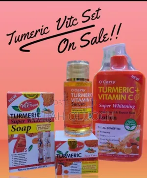 Tumeric Vitamin C Whitening Set