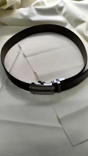 Men's Reversible Leather Belt Black Brown