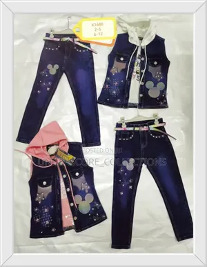Girls Denim Set. Age 6-12yrs