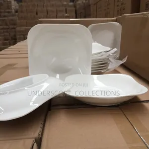 High-Quality Ceramic Square Plates. Available In; 8 Inches.