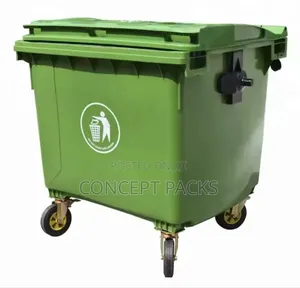 Industrial Large Hdpe 660 Liter Plastic Waste Bin