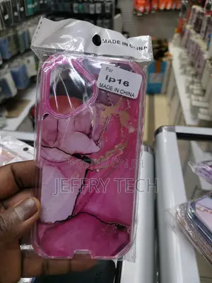 iPhone 16 Marble Shockproof Protective Hard PC Back Case