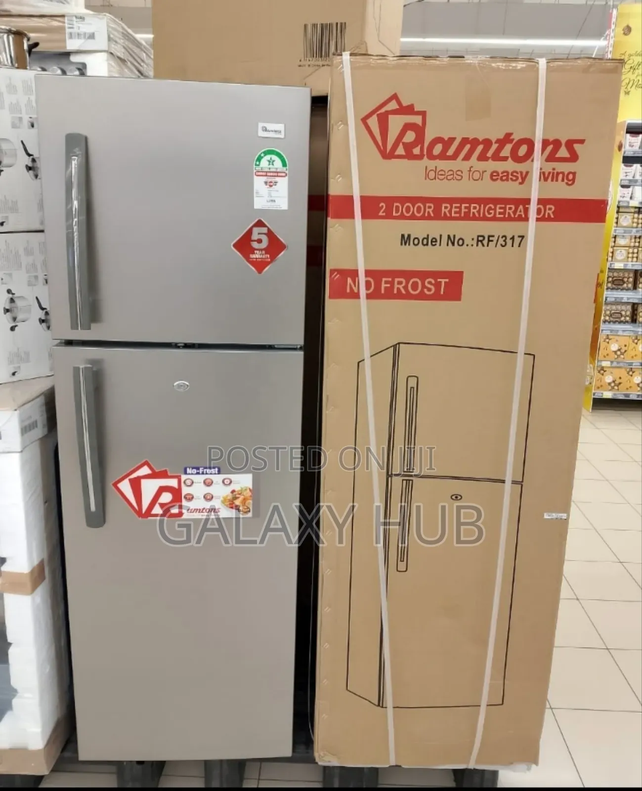 Ramtons Rf/317- 243lt No - Frost Fridge - Stainless