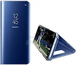 Samsung Galaxy S6 Edge Plus Clear View Stand Cover Case - Bl