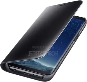 Samsung Galaxy S8 Clear View Standing Cover - Black