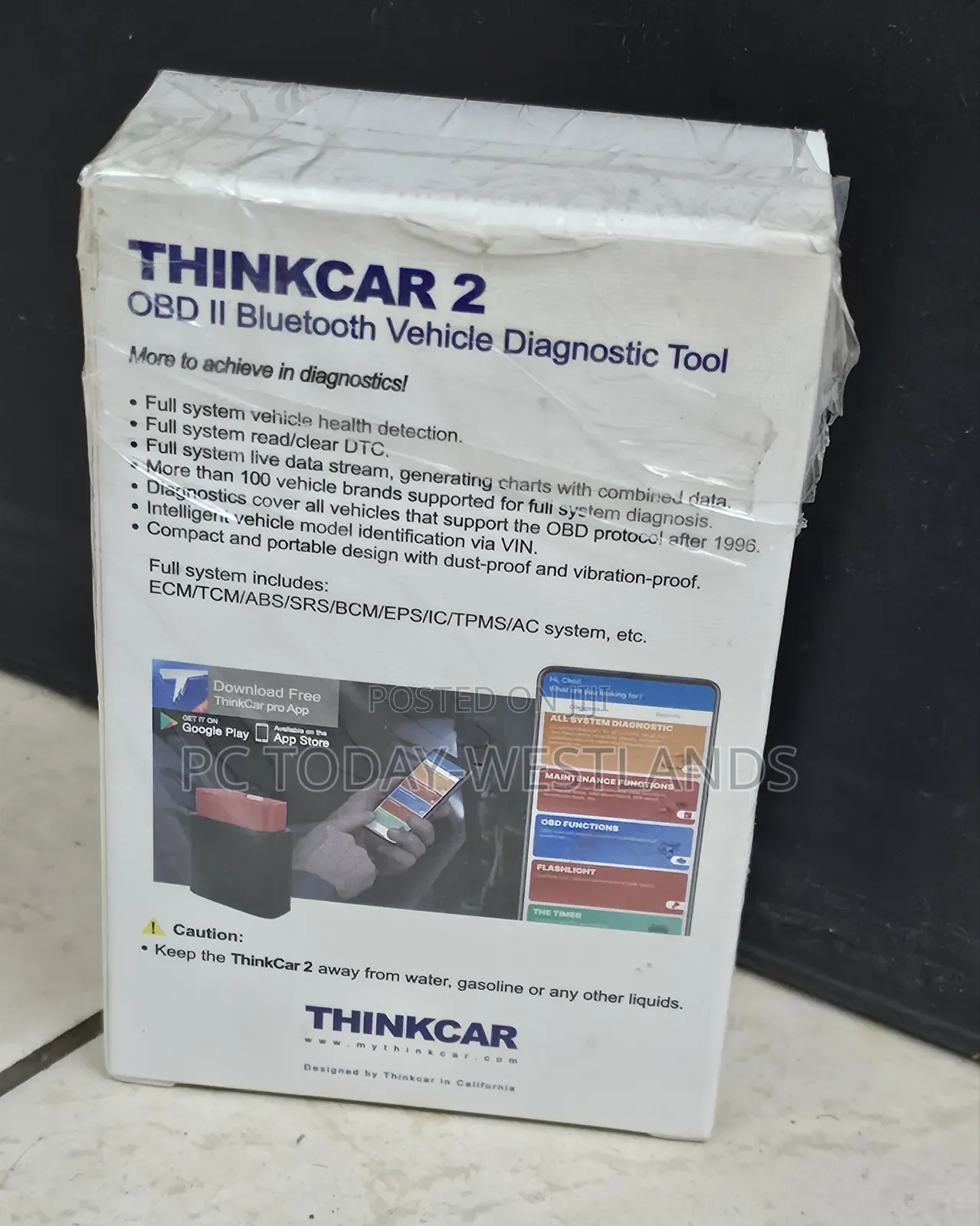 Thinkcar 2 Obd 2 Diagnostic Bluetooth Scanner All Systems