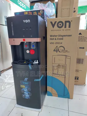 Von Hot Cold in Built Cup Dispenser Electric Cooling