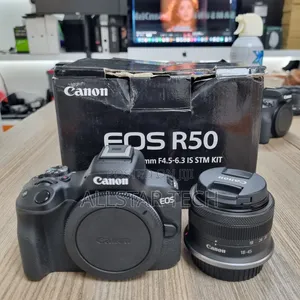 Canon EOS R50 Mirrorless Camera With 18-45mm Lens (Black)