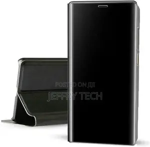 Clear View Mirror Stand Case Without Sensor for Samsung A02s