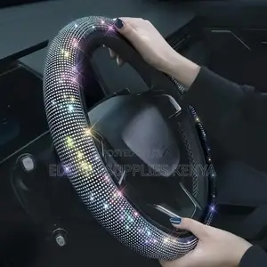 Car Steering Wheel Cover - Sparkling Crystals