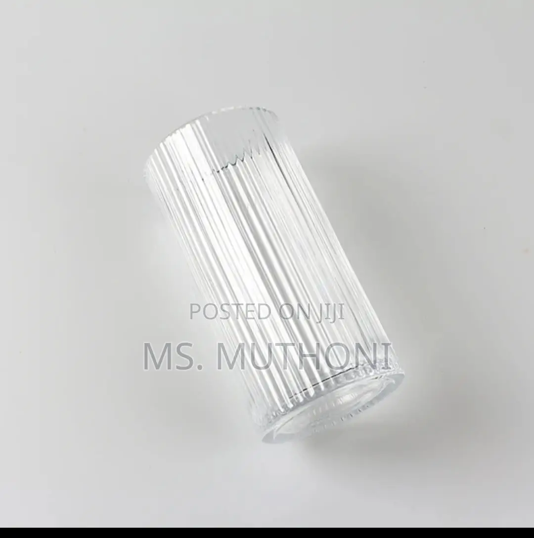 Vertical Stripe Highball Glass