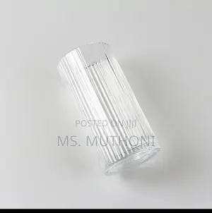 Vertical Stripe Highball Glass